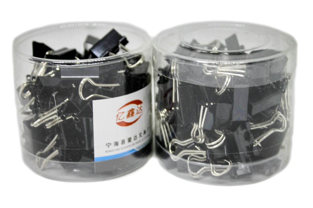 Биндеры канцелярские 1,5 см 60 шт. Черный - фото 2 Биндеры канцелярские 1,5 см 60 шт. Черный - фото 2