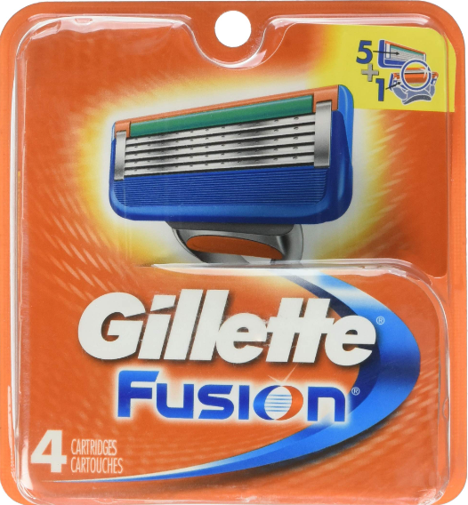 Картриджи для бритья GILLETTE Fusion Box 4 шт. (3277)