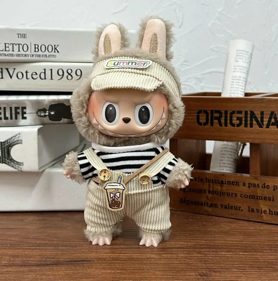 Мягкая игрушка-сюрприз Labubu в одежде в разных нарядах (2625422805)