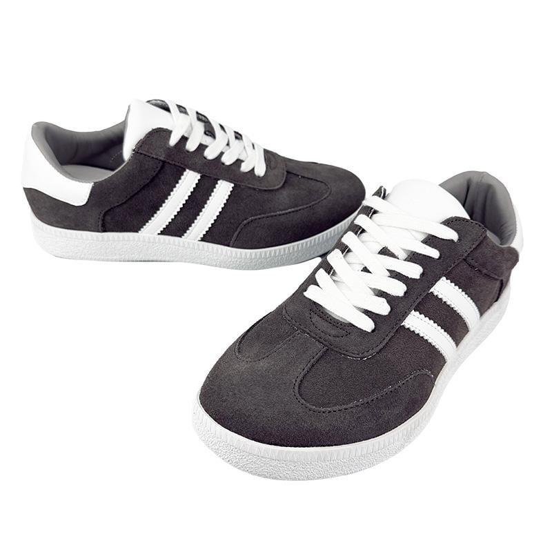 Кеди жіночі замшеві 8009-6 p. 38 24,5 см Сірий - фото 2