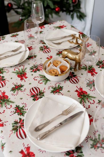 Скатертина Прованс Stripe Balls 180x136 см (42164) - фото 8 Скатертина Прованс Stripe Balls 180x136 см (42164) - фото 8