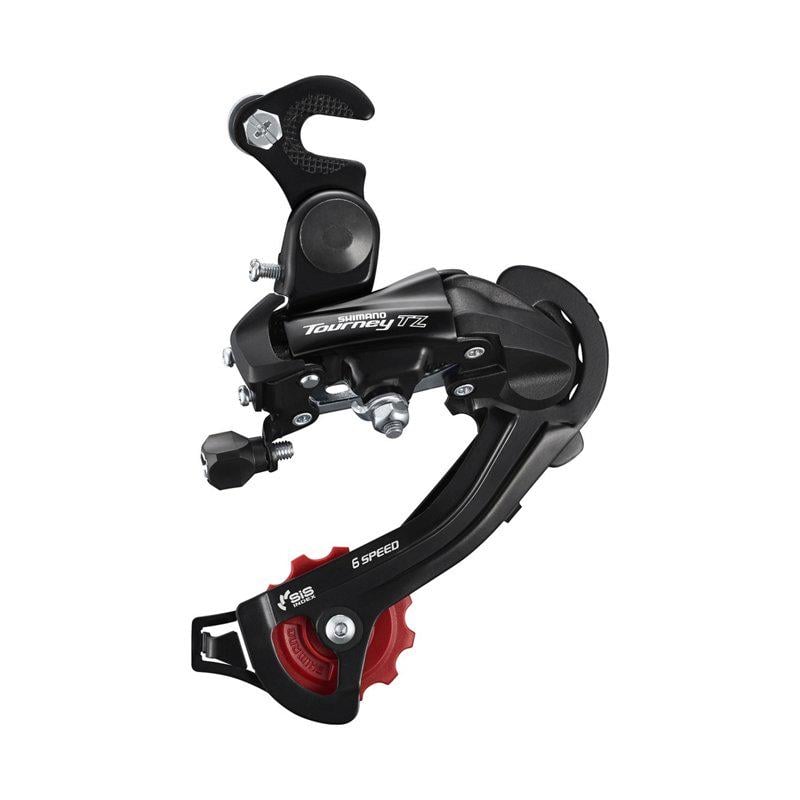 Переключатель задний Shimano RD-TZ500-D Tourney 6 скоростей крепление крюк Черный (ARDTZ500GSB)