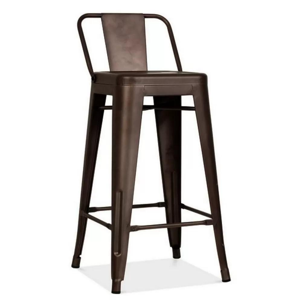 Барный стул TOLIX MC-012P H-76 Графитовый (123038) Барный стул TOLIX MC-012P H-76 Графитовый (123038)