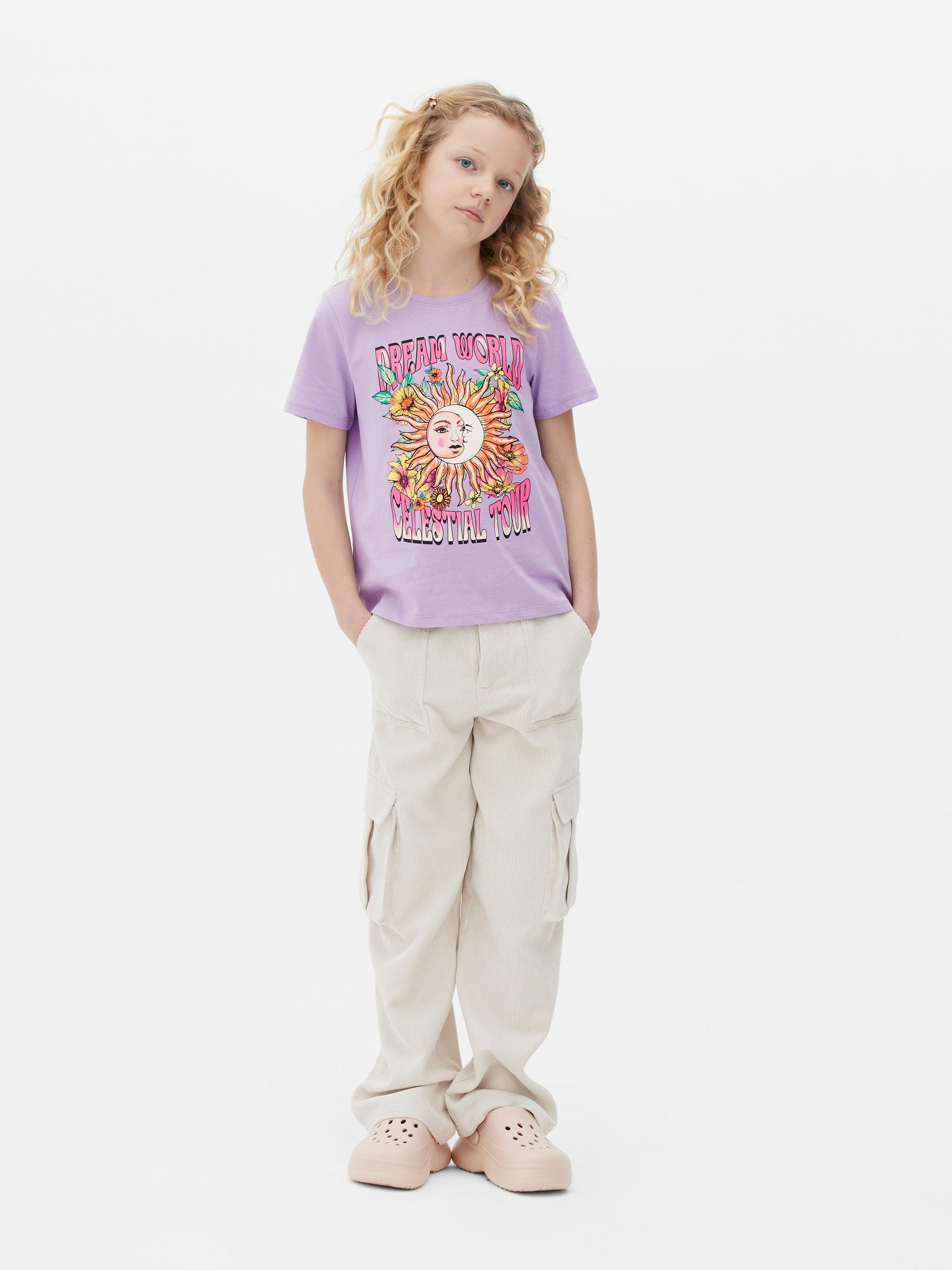 Футболка PRIMARK 134 см Бузковий (4528910)