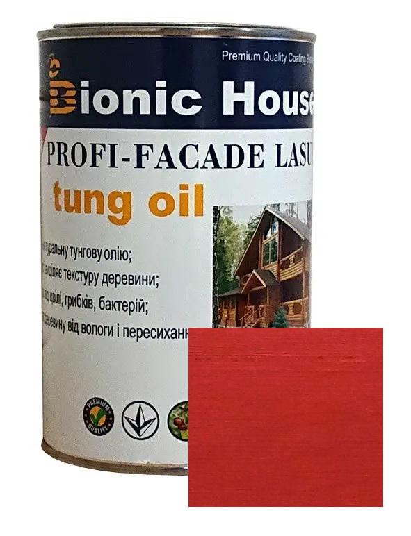 Фасадная краска-пропитка для дерева Bionic House с тунговым маслом 1 л Барбарис (18815150) - фото 1