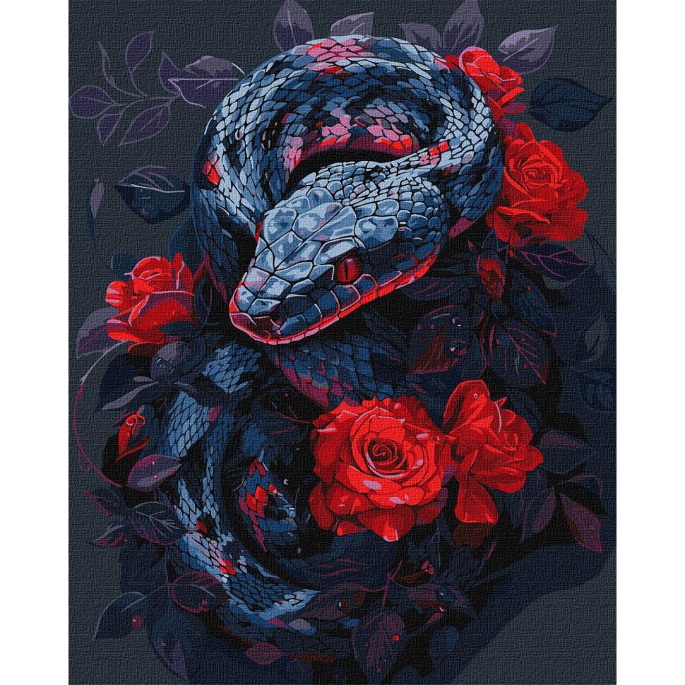 Картина по номерам Ideyka Опасная роза 40x50 см (KHO5146)