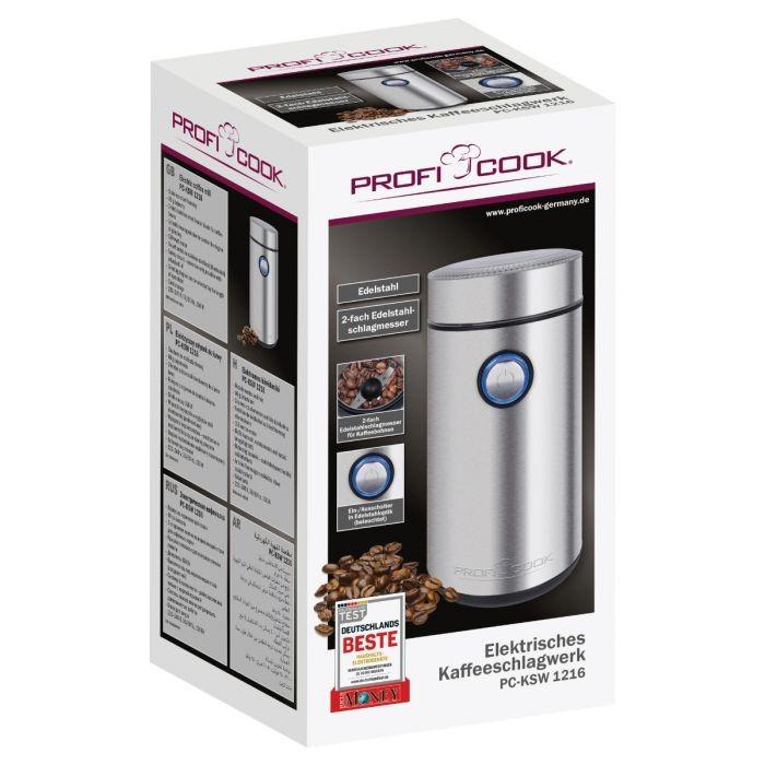 Кофемолка PROFI COOK PC-KSW 1216 из нержавеющей стали - фото 7