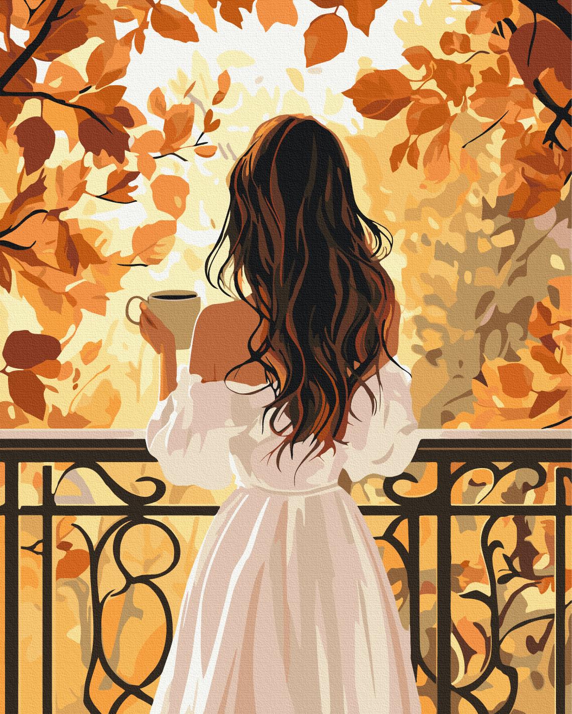 Картина по номерам Brushme Октябрьское утро 40x50 см (BS54358)