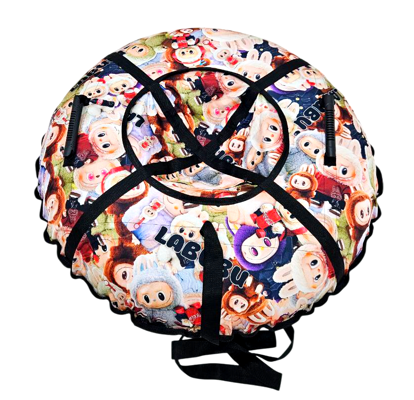 Тюбінг надувний TAKE&RIDE Labubu Лабубу з камерою 100 см Тюбінг надувний TAKE&RIDE Labubu Лабубу з камерою 100 см