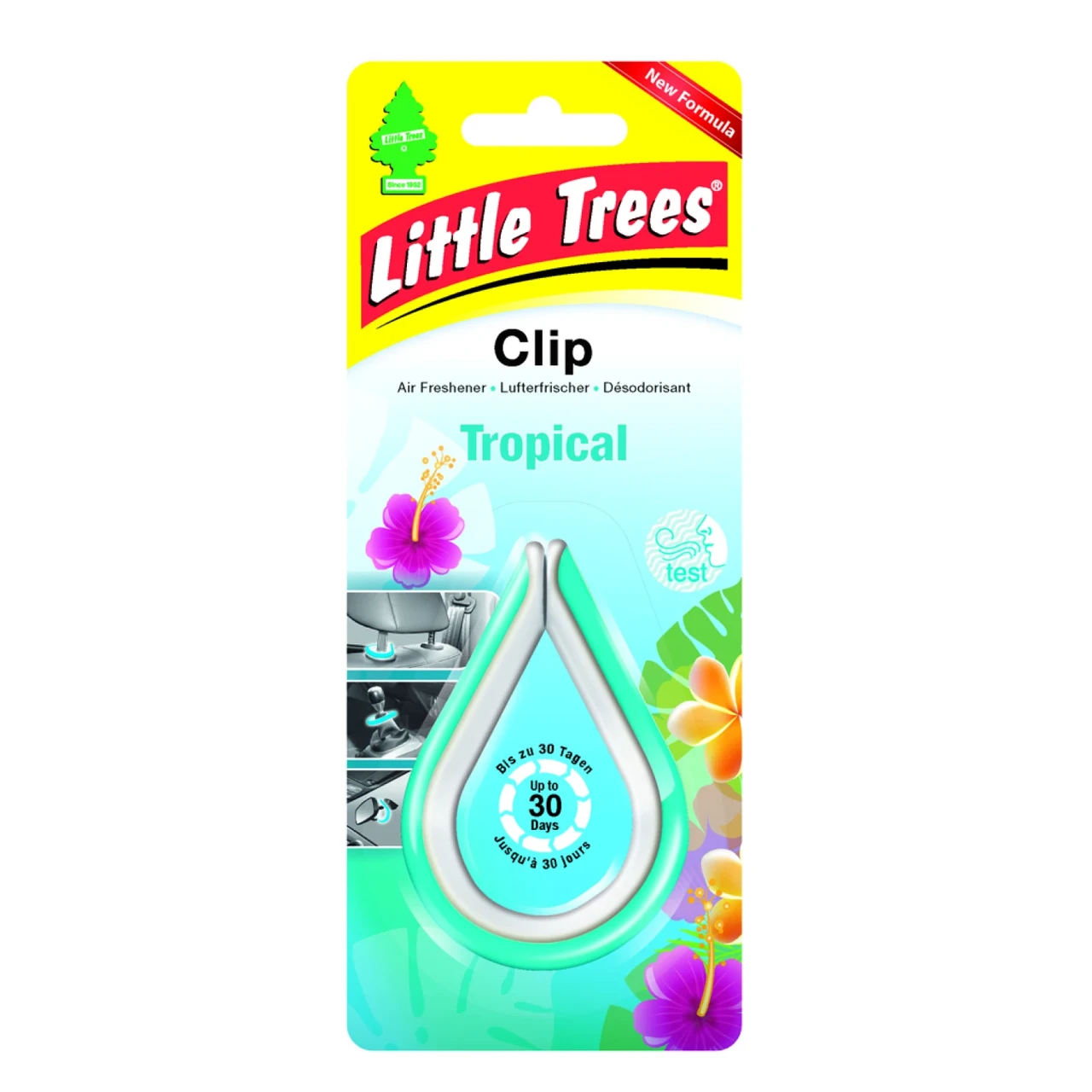 Ароматизатор для салону авто Little Trees Clip Тропікана 30 г Ароматизатор для салону авто Little Trees Clip Тропікана 30 г
