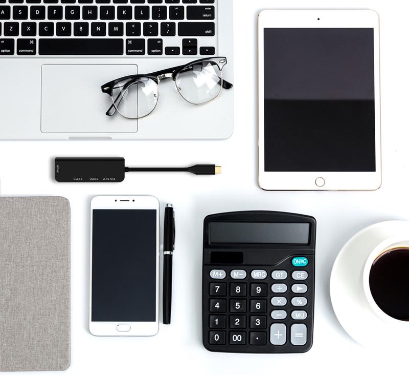 Хаб USB XoKo AC 400 Type C to HDMI/USB 3,0/USB 2,0/Micro USB (XK AC 400) - фото 5 Хаб USB XoKo AC 400 Type C to HDMI/USB 3,0/USB 2,0/Micro USB (XK AC 400) - фото 5