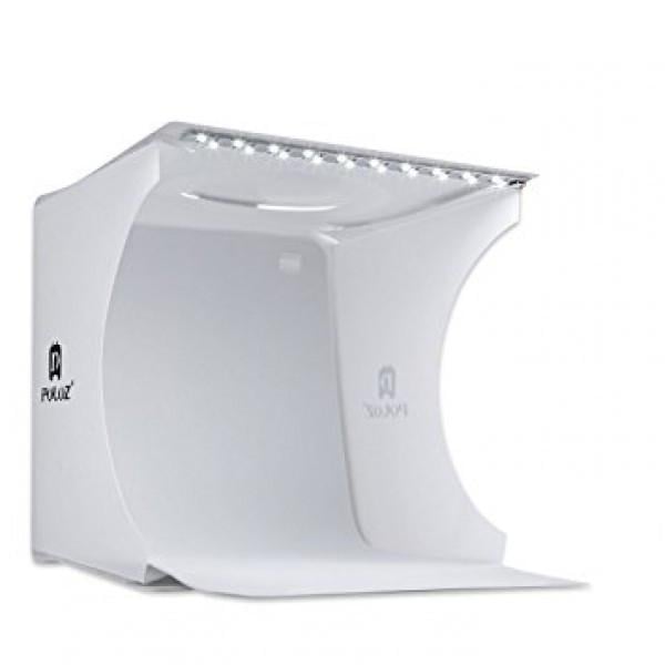 Фотобокс Puluz PU5022 с LED подсветкой для предметной макросъемки 24х23х22 см (SUN0116) - фото 7 Фотобокс Puluz PU5022 с LED подсветкой для предметной макросъемки 24х23х22 см (SUN0116) - фото 7