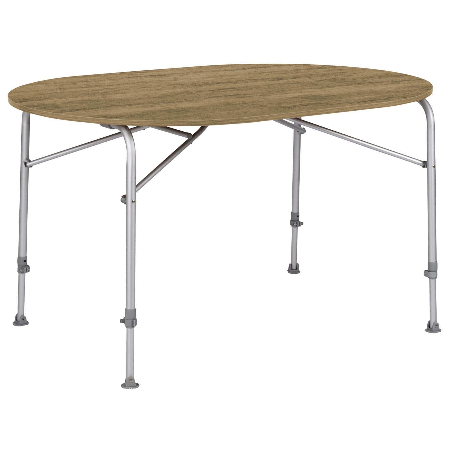 Стол туристический Bo-Camp Feather Oval 130x90 см Brown (1404466)