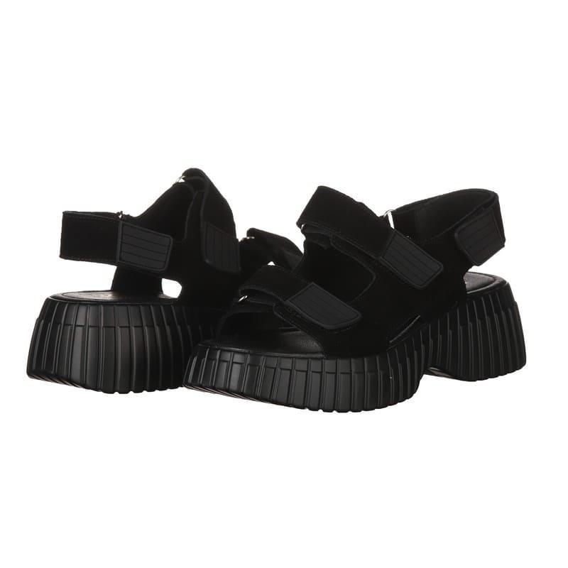 Босоножки женские KadisAilun C682-13 из замши р. 38 Черный (30036)