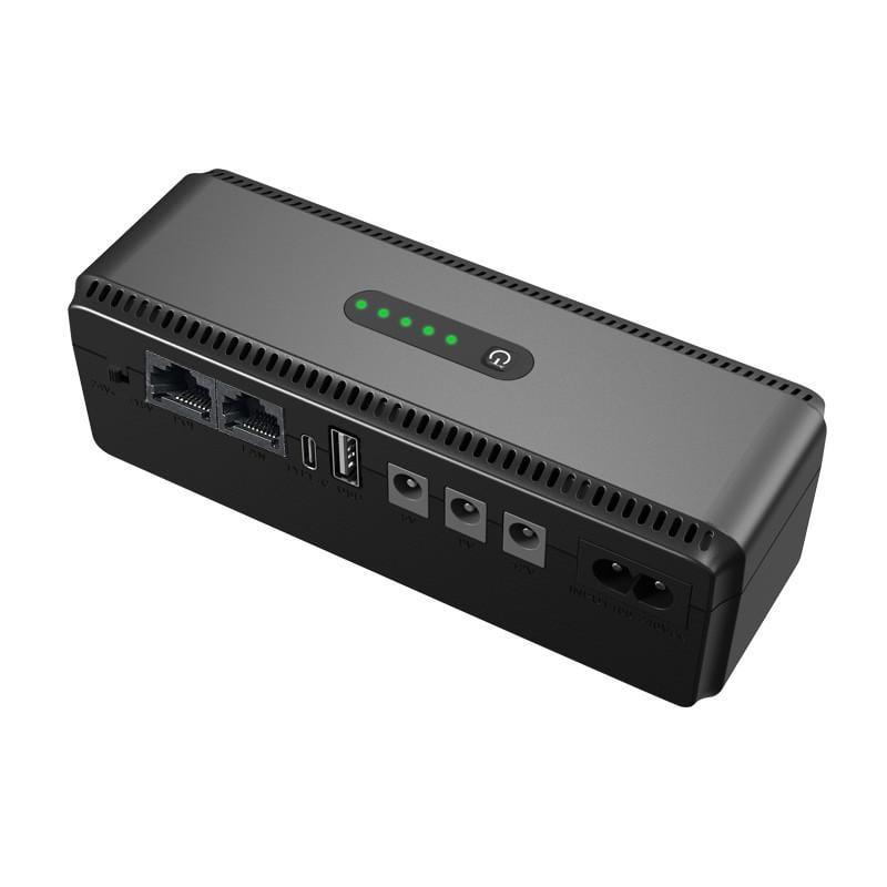 ИБП Lesko Mini UPS для WI-Fi роутера с защитой от короткого замыкания 5/9/12V 10400 mAh (24366398)