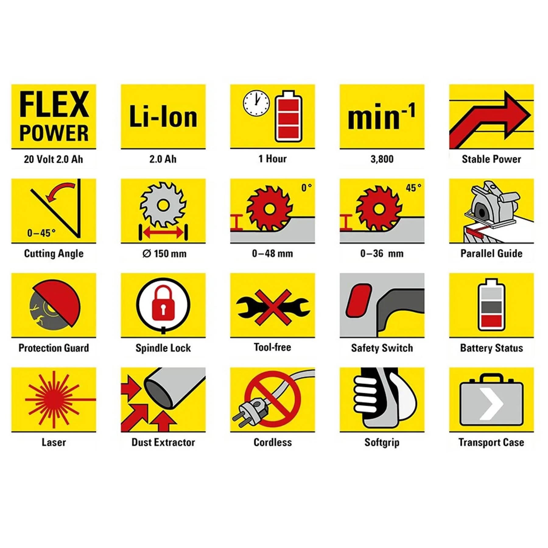 Пила циркулярна Trotec PCSS 10-20V акумуляторна з кейсом (4430000110) - фото 10 Пила циркулярна Trotec PCSS 10-20V акумуляторна з кейсом (4430000110) - фото 10