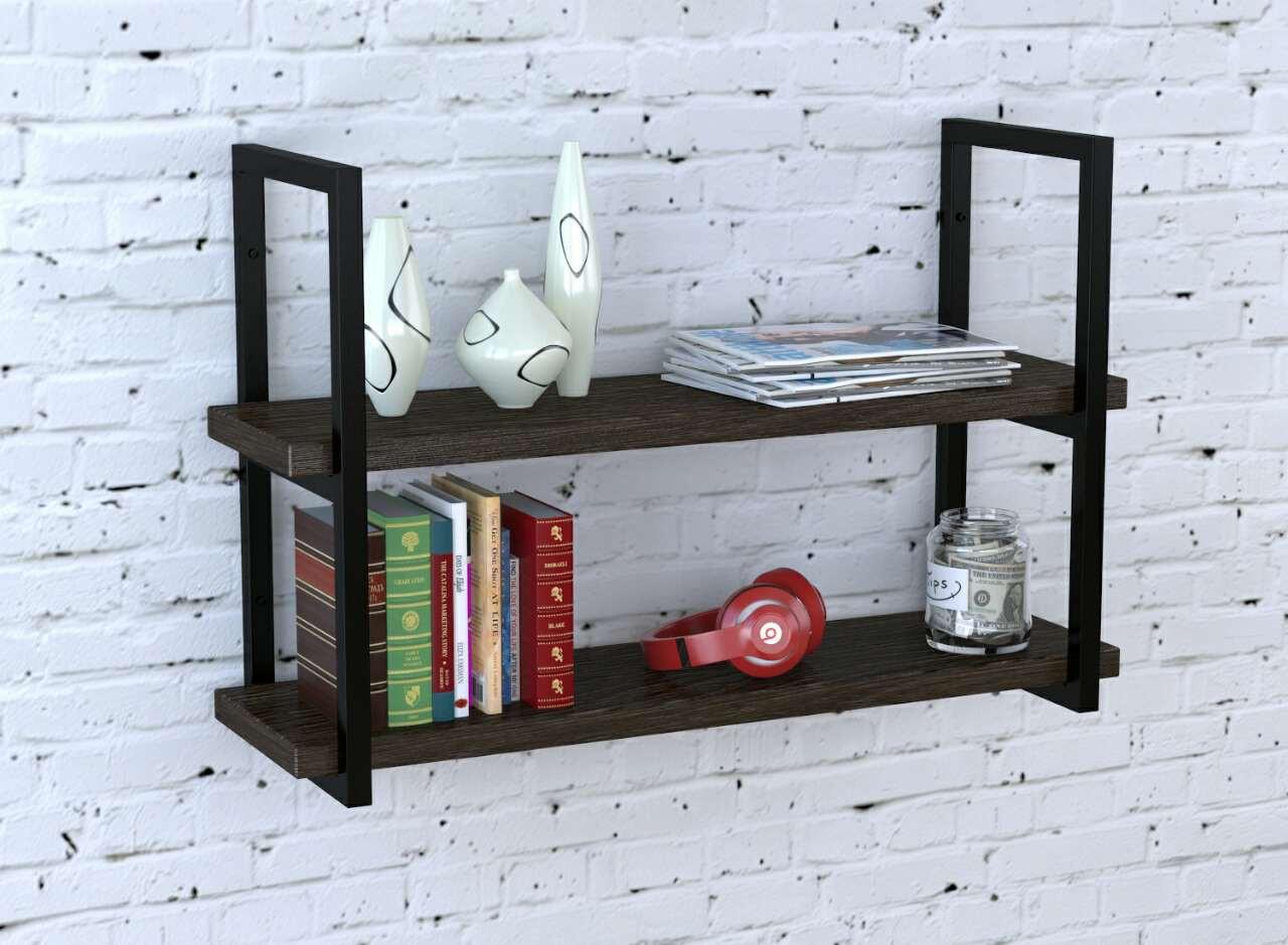 Полиця Loft Design PL-2-32 112 см Венге Корсика (53813c19501) Полиця Loft Design PL-2-32 112 см Венге Корсика (53813c19501)