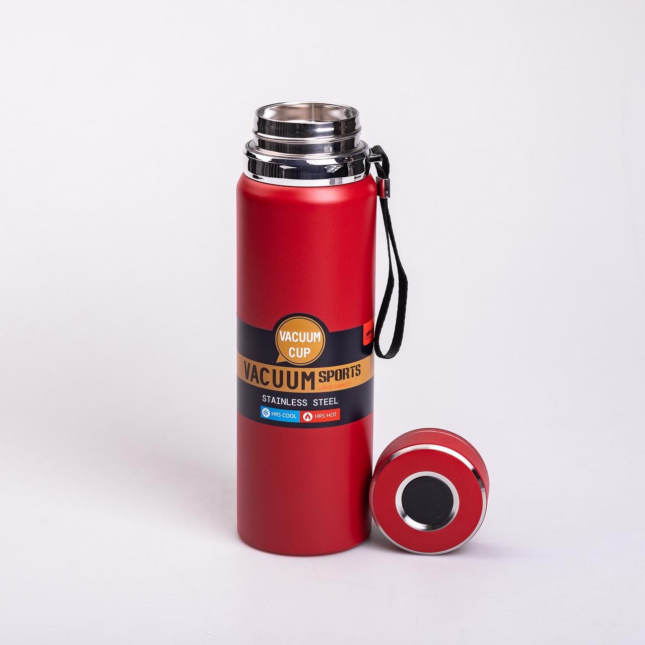 Термос Vacuum Sports на датчику температури 1 л Червоний - фото 3 Термос Vacuum Sports на датчику температури 1 л Червоний - фото 3