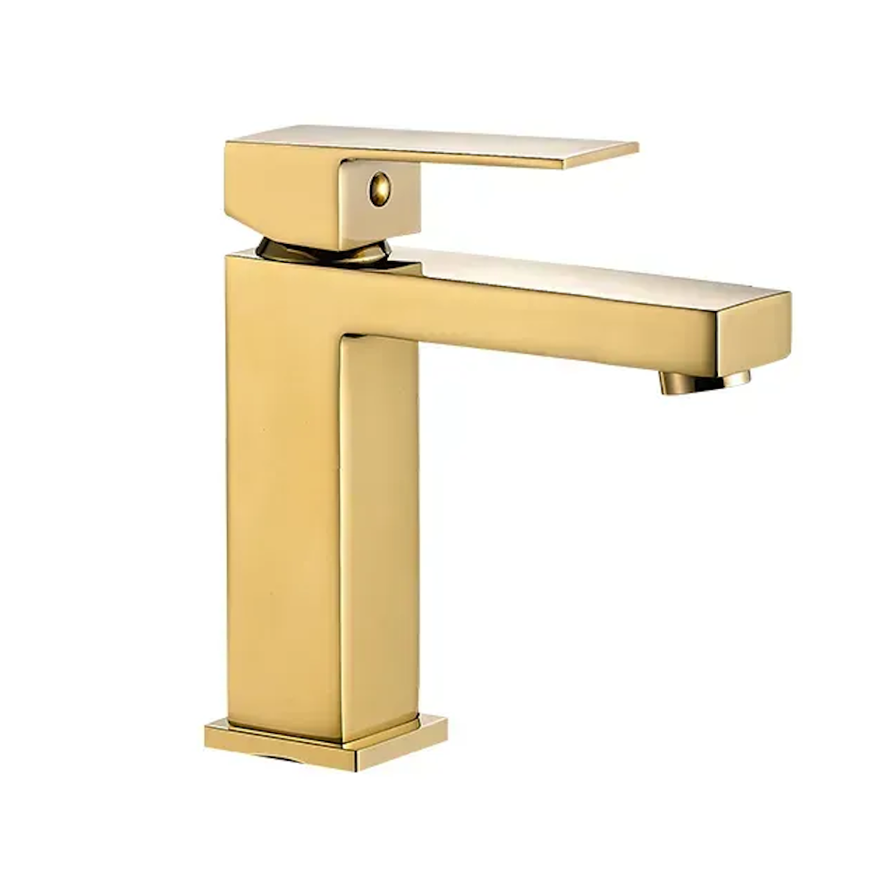 Змішувач для раковини VBI Loreno низький Золотий (VBI-050201GL)