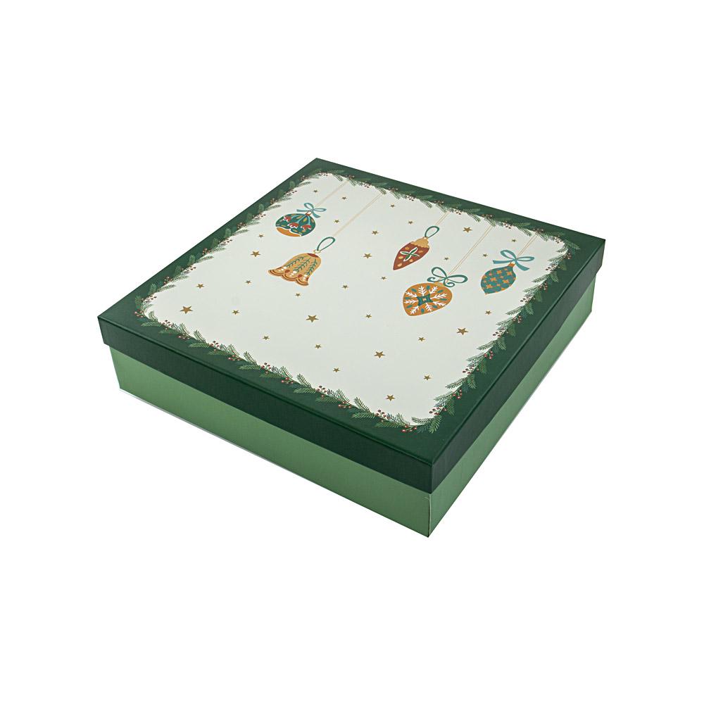 Набор из 6 фарфоровых тарелок Lefard Christmas 922-070 27 см Green - фото 3