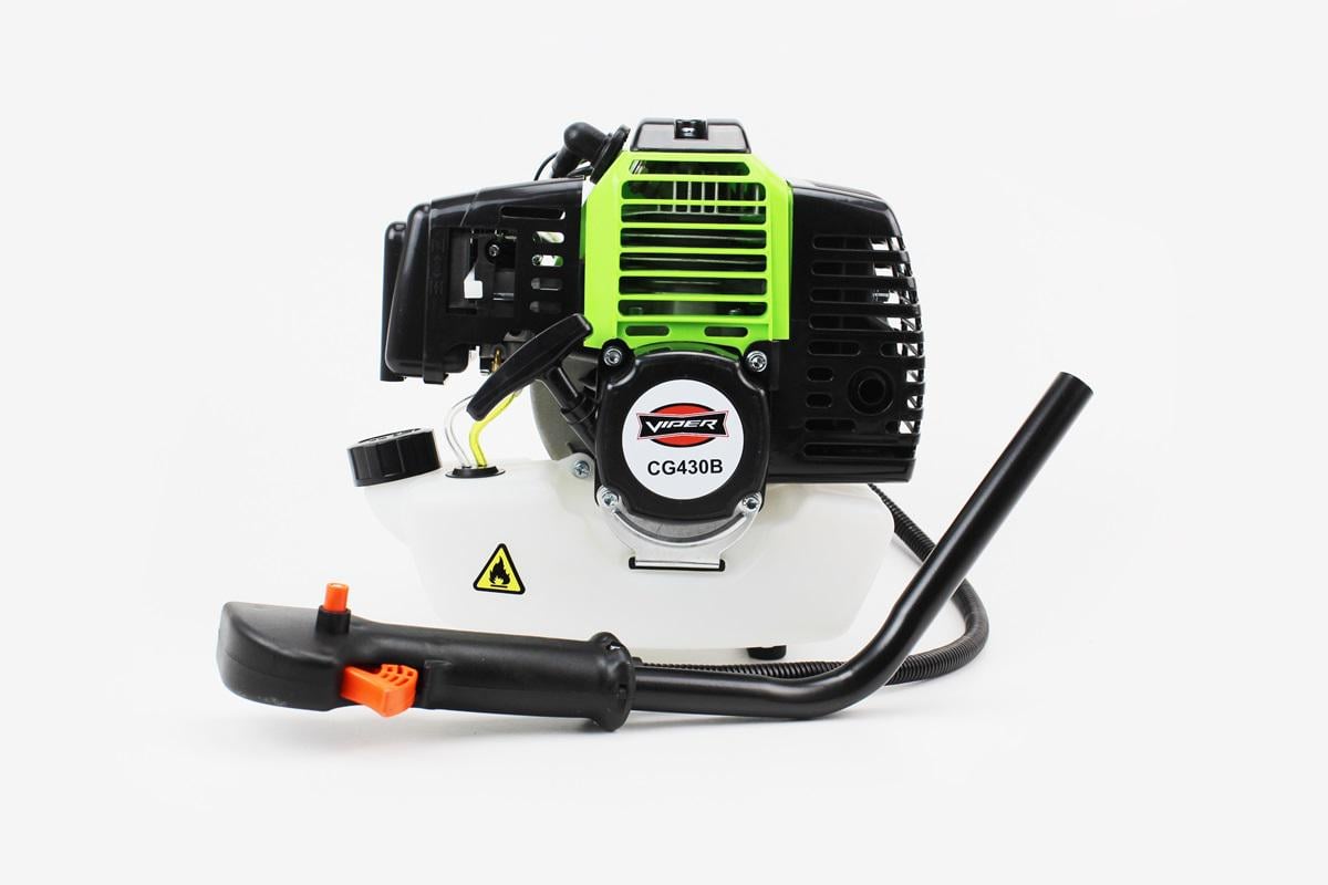 Триммер мотокоса Viper CG-430B 3,0 кВт шпуля и нож 3Т труба D 26 мм (202782)
