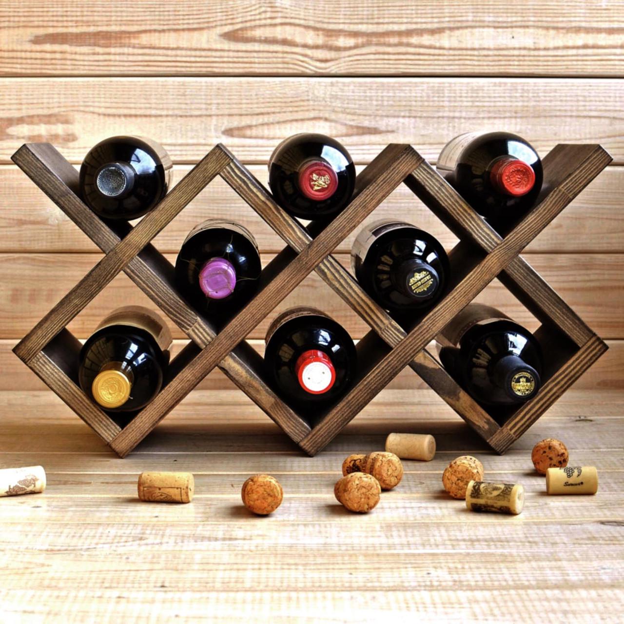 Полиця для вина настільна Далікен Капучино (Впс-014409)