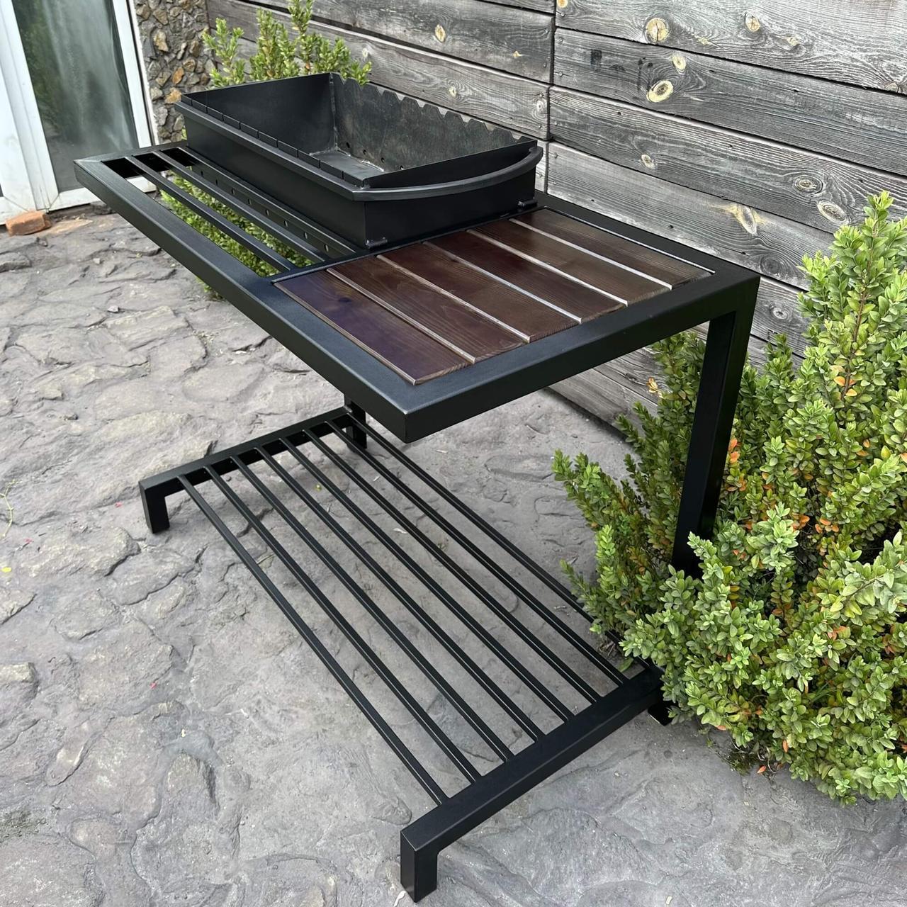 Мангал Metalzavod Локі на 9 шампурів 4 мм в стилі loft 110х59х92 см (ML9-4C) - фото 6 Мангал Metalzavod Локі на 9 шампурів 4 мм в стилі loft 110х59х92 см (ML9-4C) - фото 6