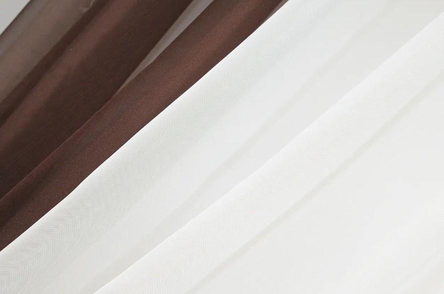Шторки на кухню/балкон шифон 280х170 см Венге/Молочный (090к) - фото 5 Шторки на кухню/балкон шифон 280х170 см Венге/Молочный (090к) - фото 5