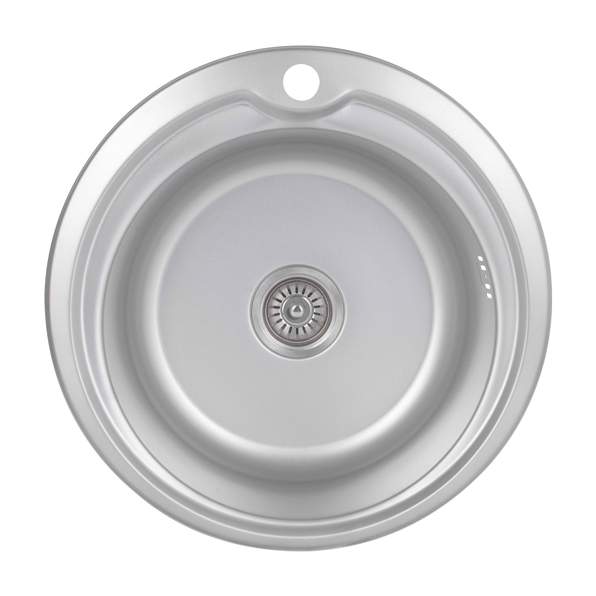 Мойка для кухни врезная Brinex 510-D Micro Decor 0,8 мм (31022587)