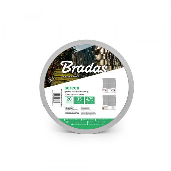 Лента оградительная Bradas 4,75 см х 35 м 450 г/м2 и 20 зажимов Светло-серый (36478) Лента оградительная Bradas 4,75 см х 35 м 450 г/м2 и 20 зажимов Светло-серый (36478)