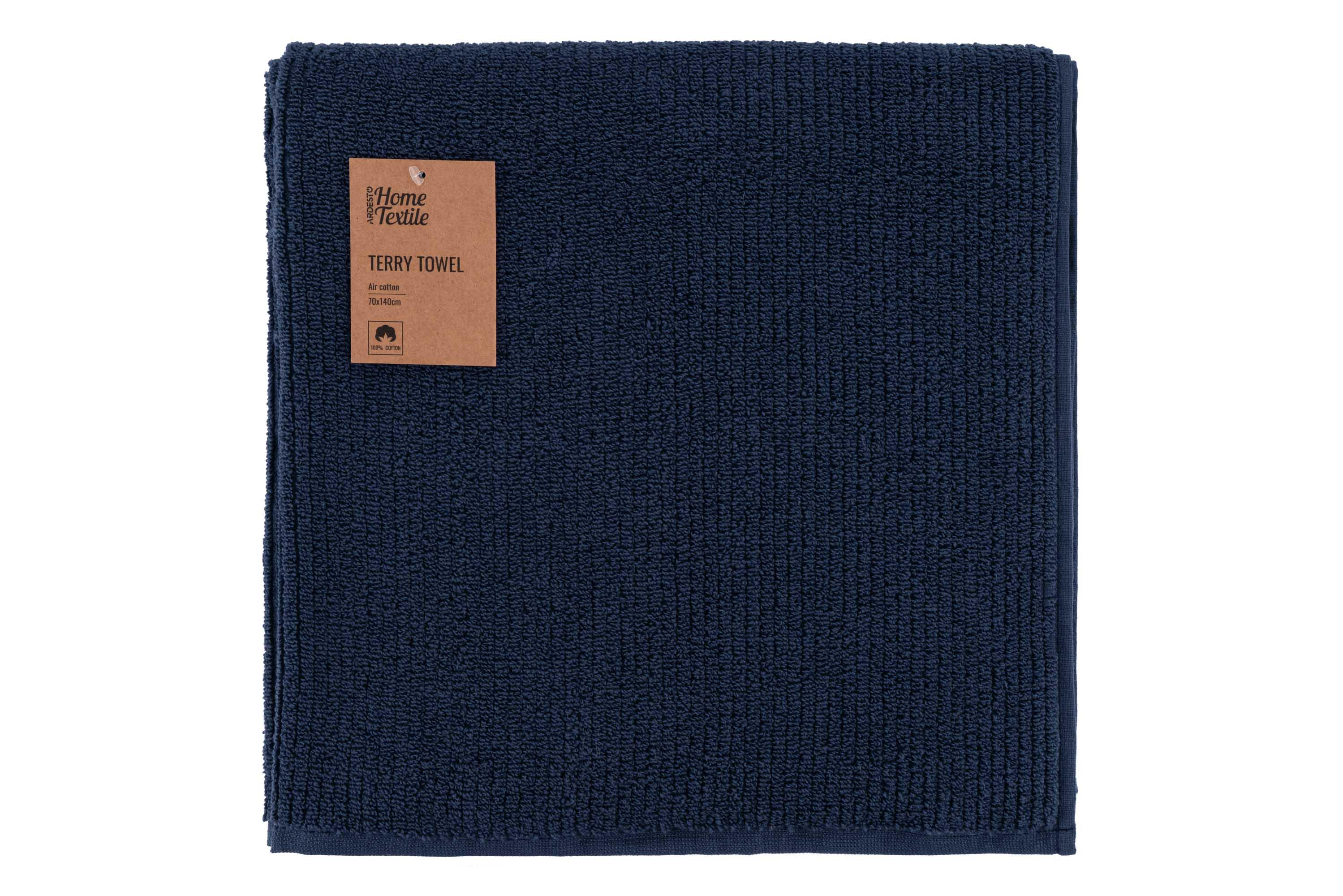 Рушник махровий Ardesto Air 70х140 см Синій (ART2170NA) - фото 1 Рушник махровий Ardesto Air 70х140 см Синій (ART2170NA) - фото 1