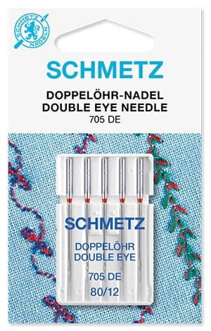 Игла с двумя ушками для декоративных работ № 80 Schmetz бытовой швейной машинки