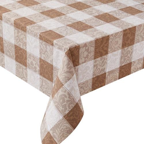 Клеенка на стол в рулоне с принтом на тканевой основе Stenson Тефлон MA-3736 1,37х20 м Прованс