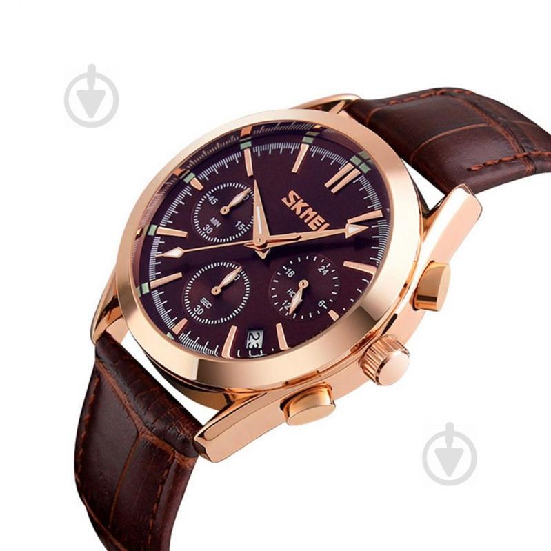 Годинник Skmei 9127BOXBN Brown BOX (9127BOXBN) - фото 2 Годинник Skmei 9127BOXBN Brown BOX (9127BOXBN) - фото 2