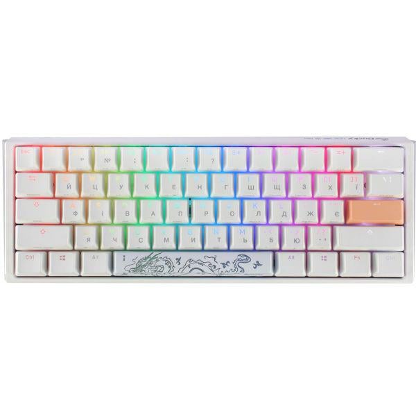Клавиатура Ducky One 3 Mini Cherry MX Red RGB RU USB White (DKON2161ST-RUAPXPWWWSC1)
