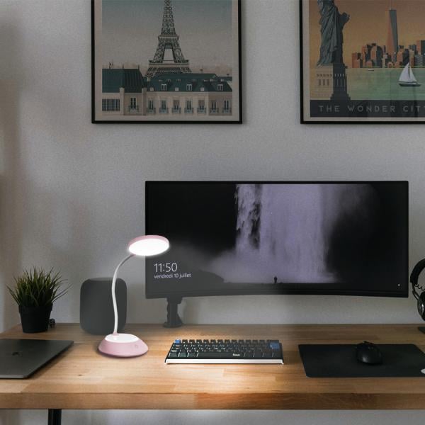 Лампа настiльна TITANUM з акумулятором TLTF-022P 7 W 3000-6500 K USB рожева - фото 3