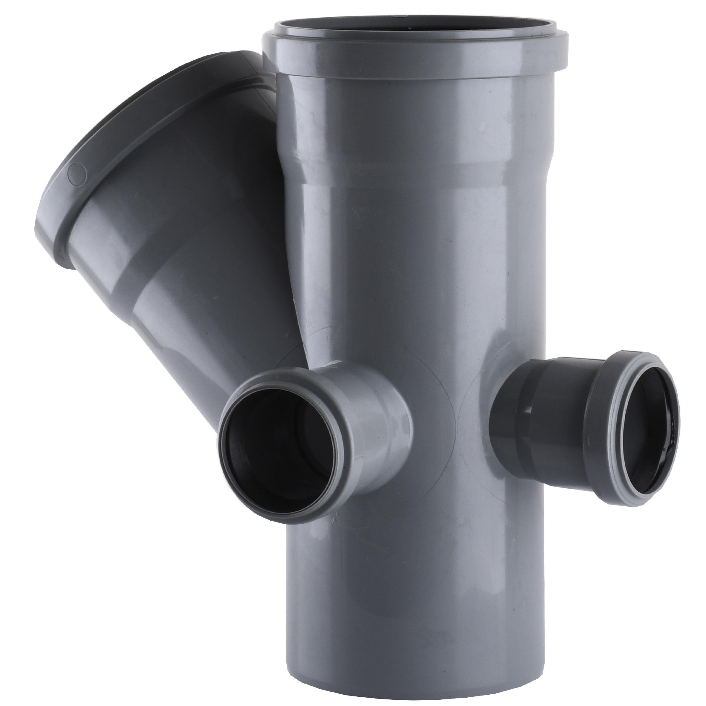 Крестовина VSplast 110х110х45° и 2 переходника 50х90° правый и задний отвод (000025630)