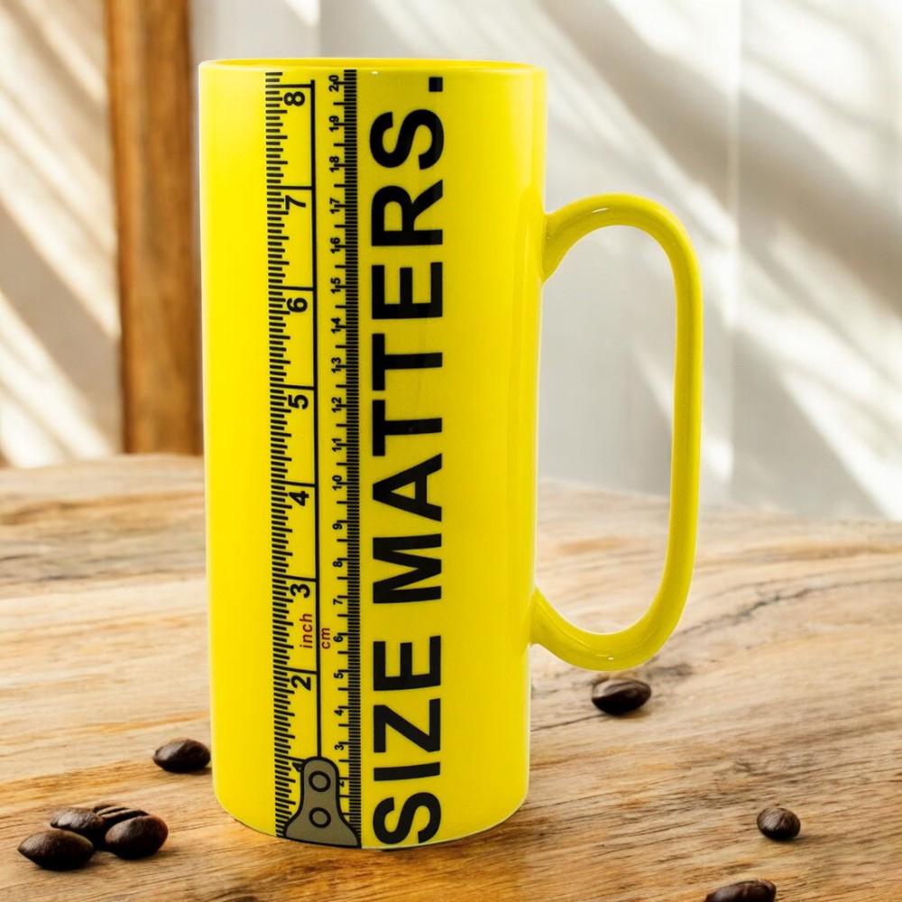 Кружка "Size matters" керамическая 20 см 1000 мл