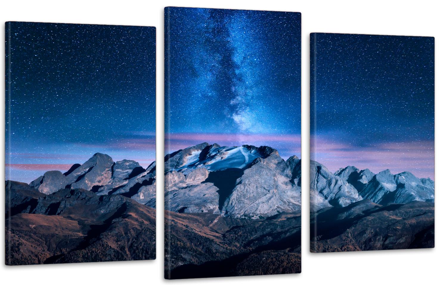 Картина модульная в гостиную/спальню Звездное сияние 70х130 см (Art-641_3)