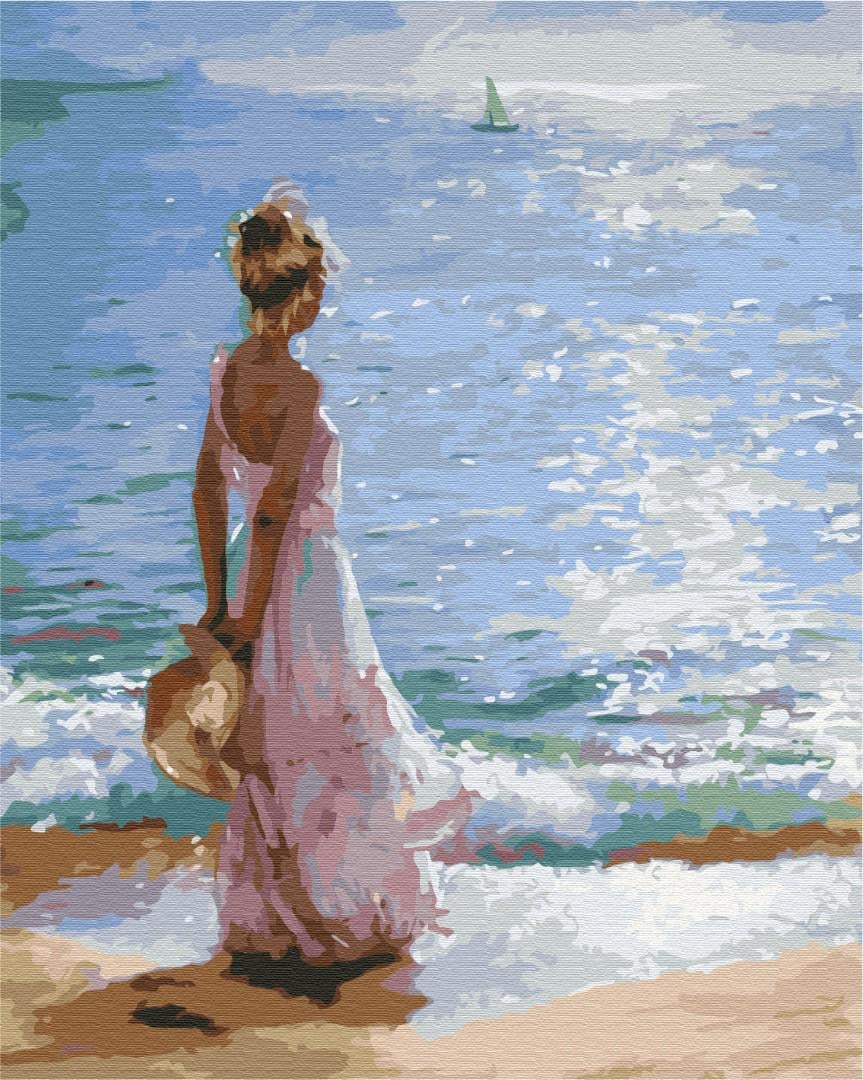 Картина по номерам Brushme Маленькая Ассоль 40x50 см (BS52158)