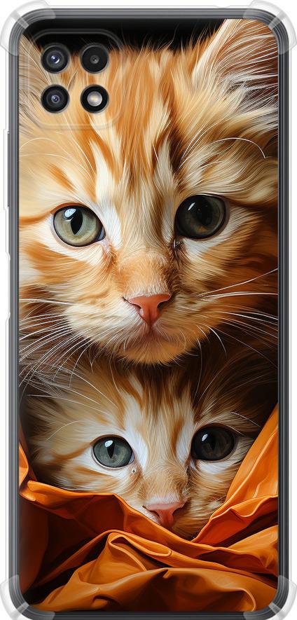 Чехол на Samsung Galaxy A22 5G A226B Котики 2 (5664sp-2581-42517)