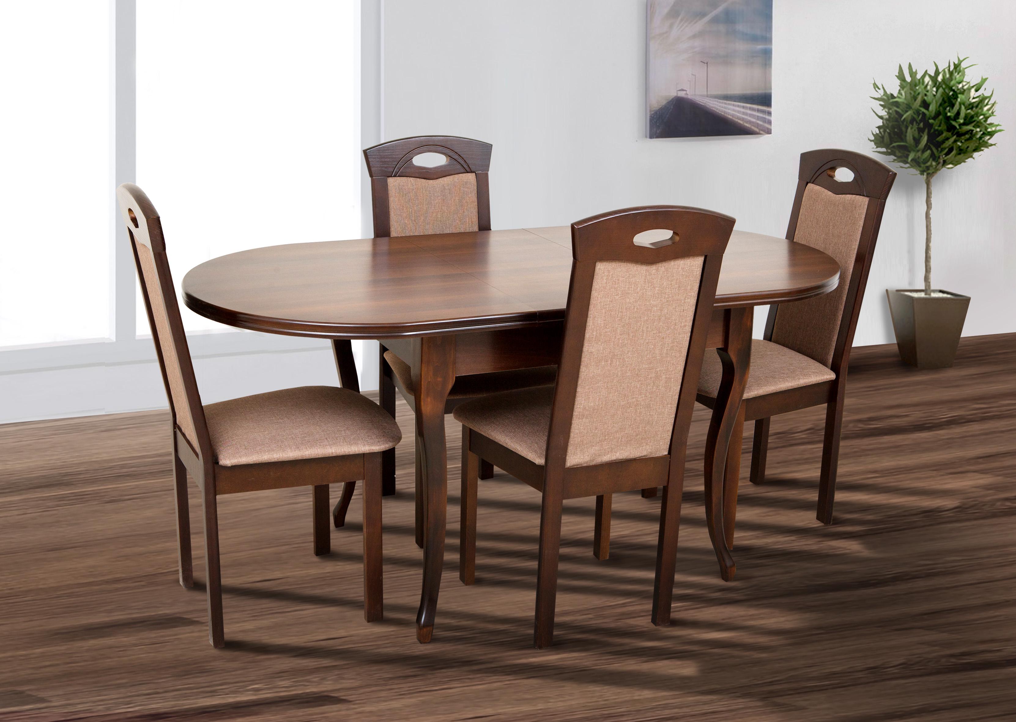 Обеденный стол-трансформер раскладной TWIST Темный орех - фото 3