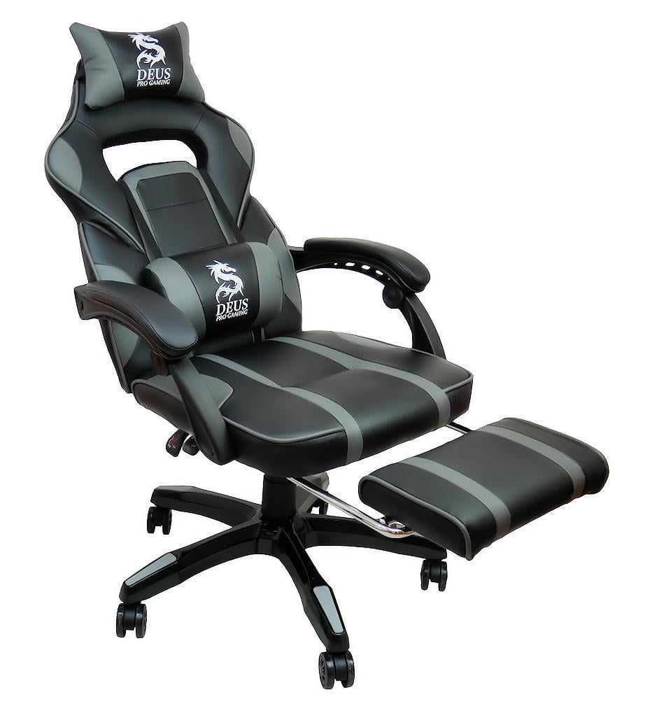 Кресло компьютерное DEUS Large Черный/Серый (10195106)