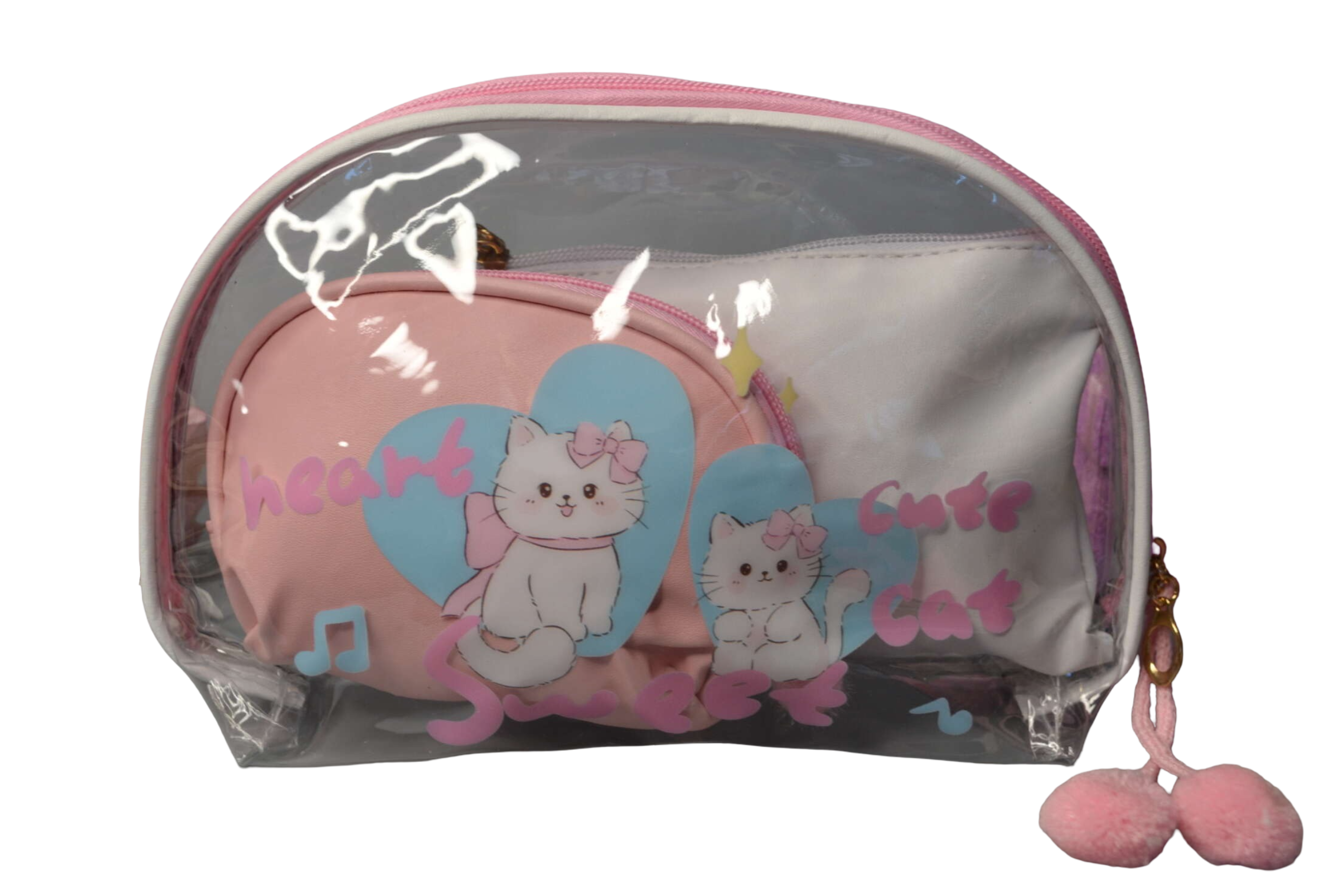 Косметичка для ребенка с принтом котенка 25х16х8 см (25-478-3/Д)