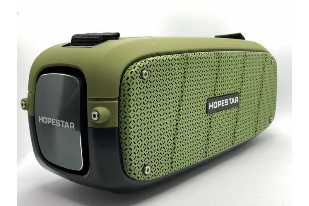 Колонка бездротова портативна HOPESTAR A20 Bluetooth Green (373774) - фото 6