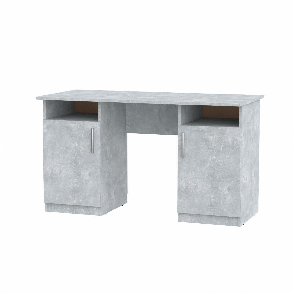 Стіл письмовий Компаніт Вчитель 130х60х73,6 см Бетон (66f00be4e46f9163b5262a5a)