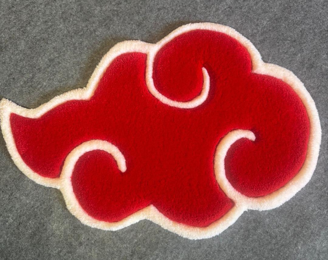 Ковер Облако из аниме 57х38 см Красный (31608371) Ковер Облако из аниме 57х38 см Красный (31608371)