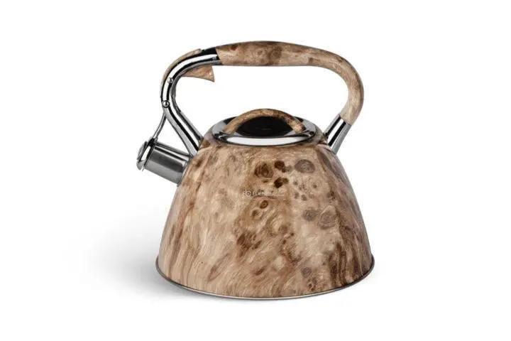 Чайник с свистком для индукционной плиты Edenberg EB-1985 из нержавеющей стали 3 л Светло-коричневый (2530556632) - фото 3 Чайник с свистком для индукционной плиты Edenberg EB-1985 из нержавеющей стали 3 л Светло-коричневый (2530556632) - фото 3