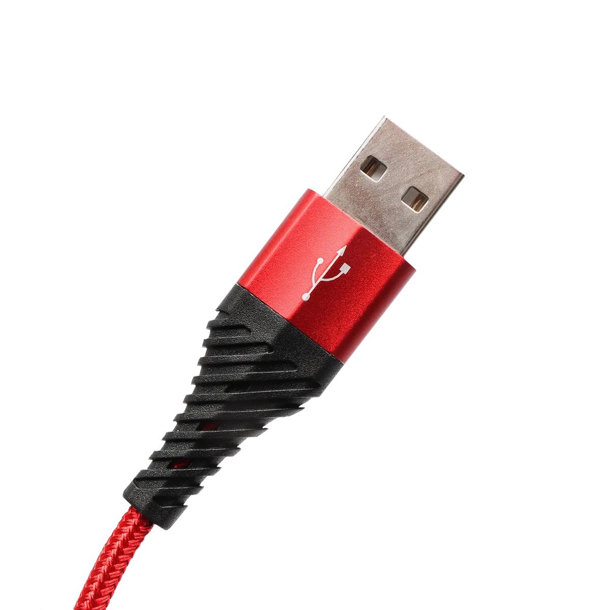 Кабель Hoco X38 USB-microUSB 2,4А 1 м (1010242-Red) - фото 3