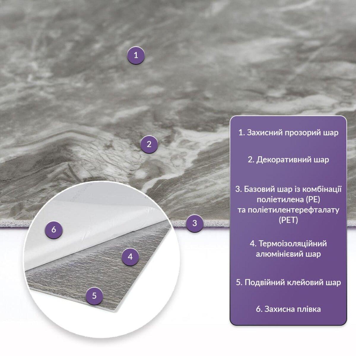 Плитка стінова самоклеюча 600х300х2 мм (SW-00002350) - фото 2 Плитка стінова самоклеюча 600х300х2 мм (SW-00002350) - фото 2